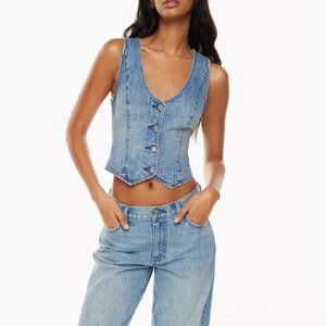 Aritizia The '90s Mia Denim Vest